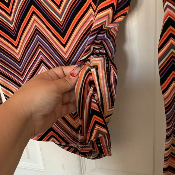 Ideology Zig Zang Sequined Long Sleeve Top - Picture 3 of 4